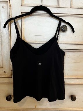 lululemon Black Adjustable-Strap Camisole Tank